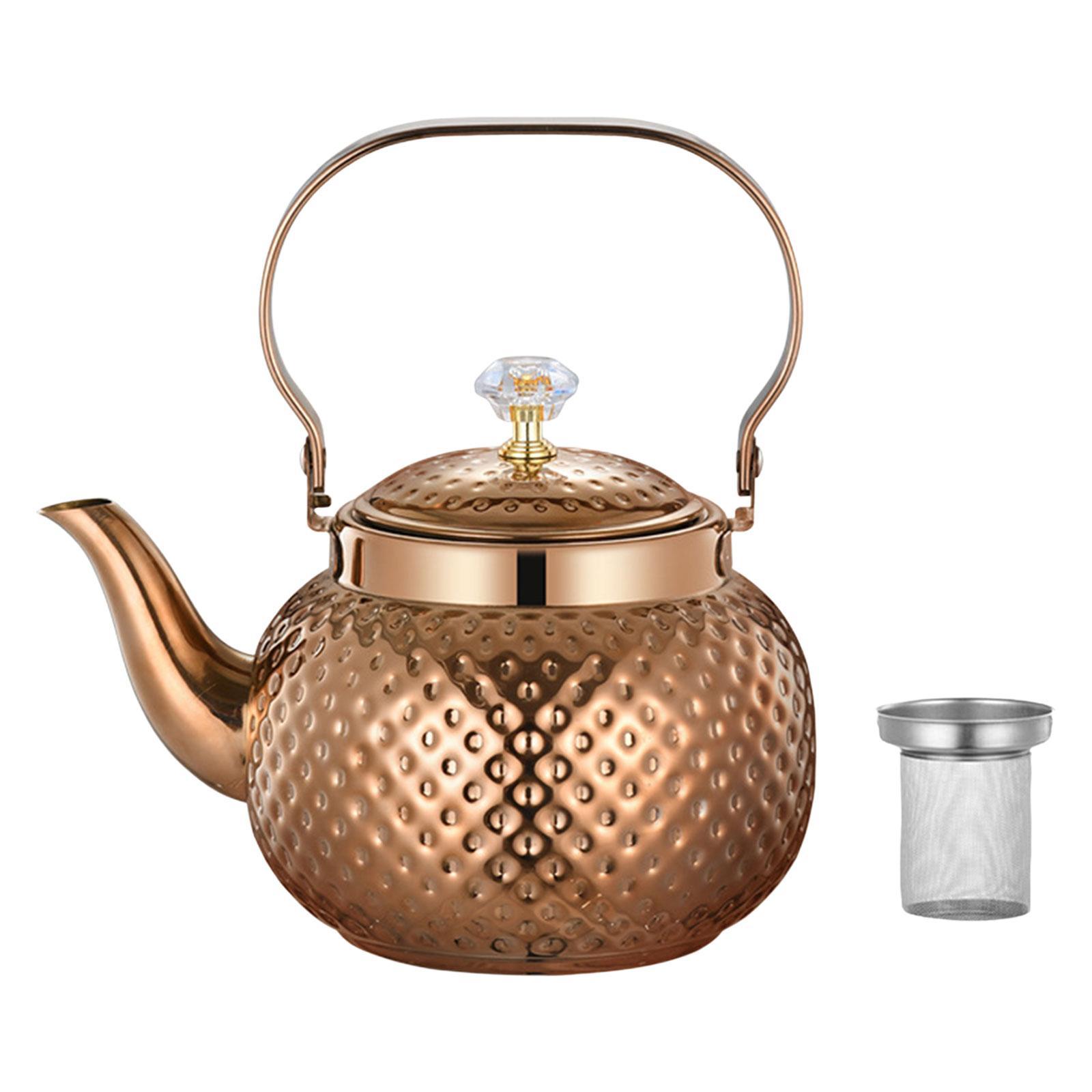 Stovetop Tea Kettle Stainless Steel Teapot with Infuser for picnic Gift