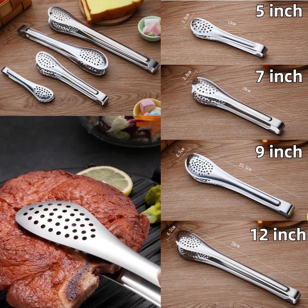 Kẹp Gắp Thức Ăn Cách Nhiệt Bằng Chất Liệu Thép Không Gỉ