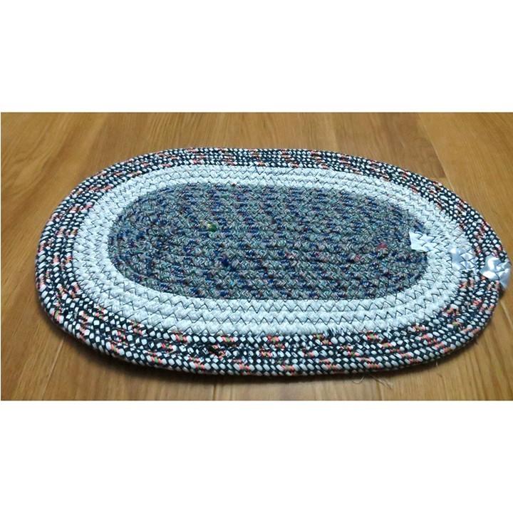 Combo 10 Thảm Lau Chân Hình Bầu Dục