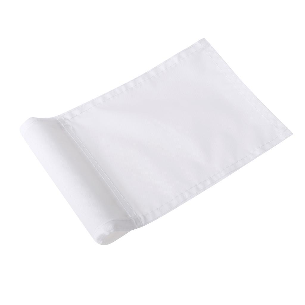 3Pcs Practice Golf Hole Pole Cup Flag,Outdoor Garden Golf Sports Training Aid,Backyard Putting Green Flag Replacement White