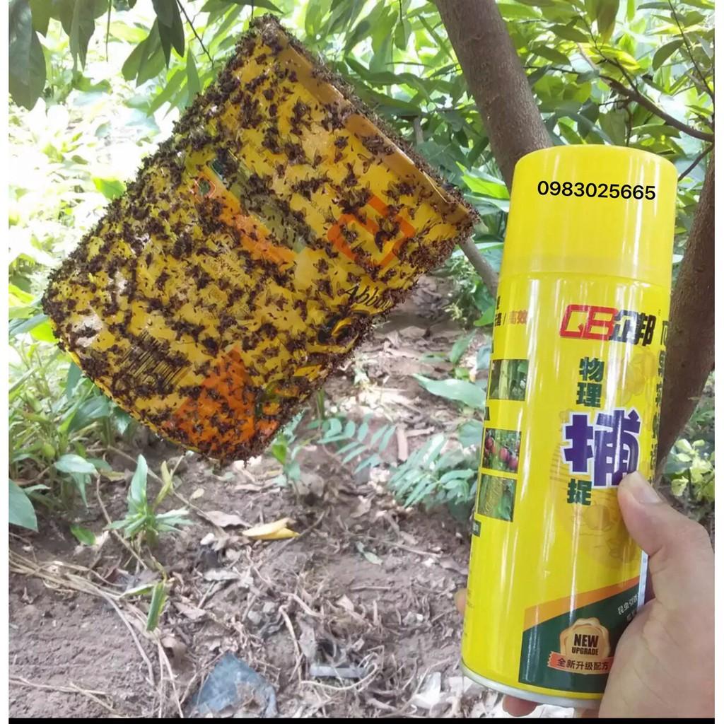 Combo 5 lọ KEO XỊT BẪY RUỒI VÀNG chai 450ml Ở Vườn Cây Ăn Trái, Rau Màu, Phong Lan