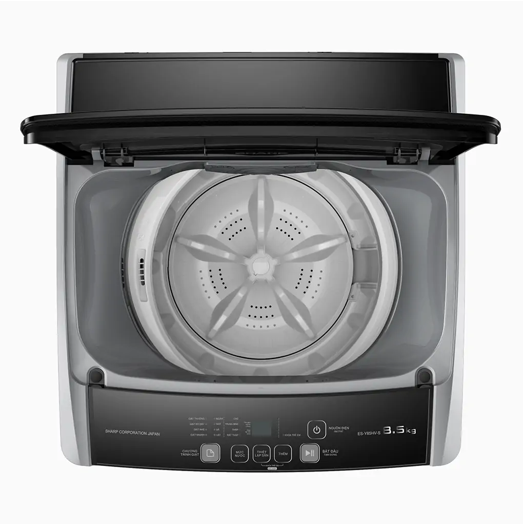 Máy giặt Sharp 8.5kg ES-Y85HV-S - Hàng chính hãng (chỉ giao HCM)
