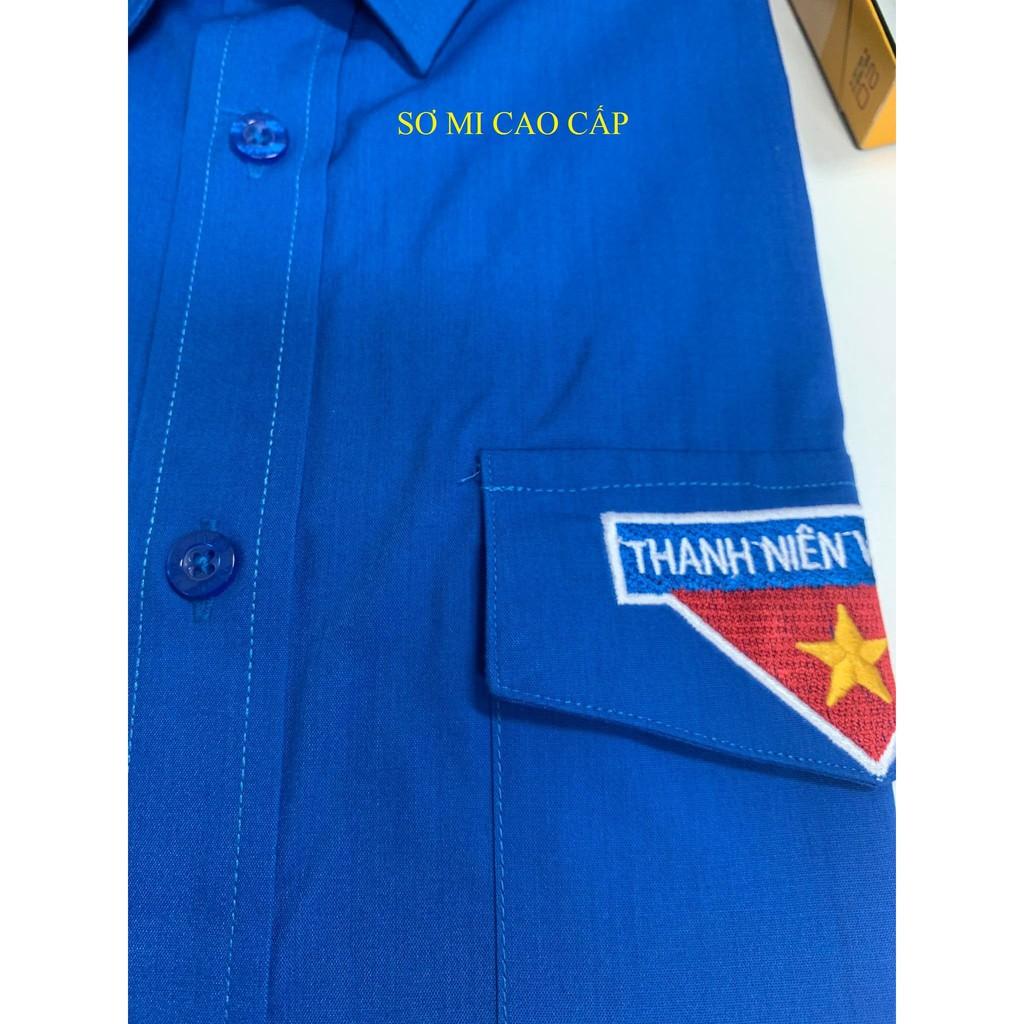 Áo sơ mi đoàn thanh niên nam nữ cao cấp dài tay Ocean Uniform