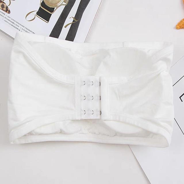 Áo Bra Quây Cotton Trơn Không Dây 3 Nấc Cài