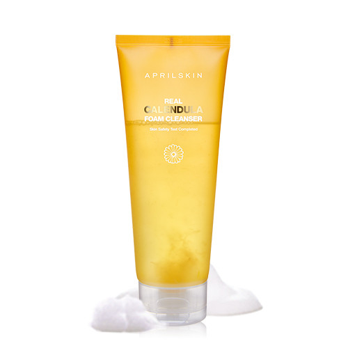 Sữa rửa mặt - Aprilskin Real Calendula Foam Cleanser