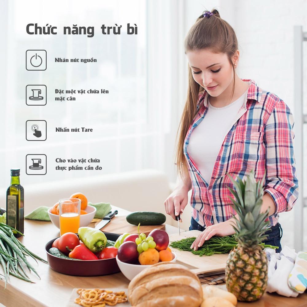 Cân Nhà Bếp, Cân Tiểu Ly Điện Tử Mini Chính Hãng Sailaza SA- 1221