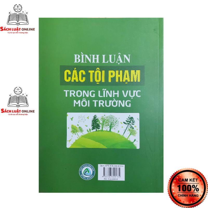 Sách - Bình luận các tội phạm trong lĩnh vực môi trường