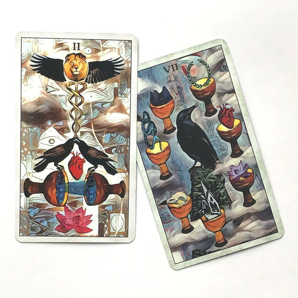 Bài Tarot Crow Tarot Tặng Đá Thanh Tẩy