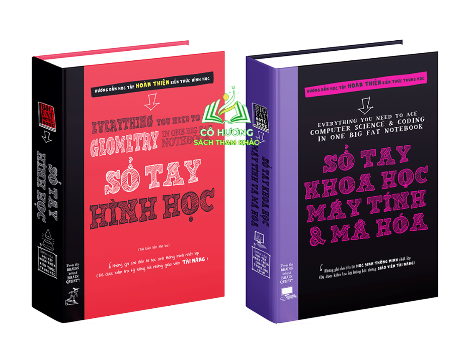 Sách Sổ tay hình học và Sổ tay khoa học máy tính và mã hóa Bìa cứng 2 cuốn 