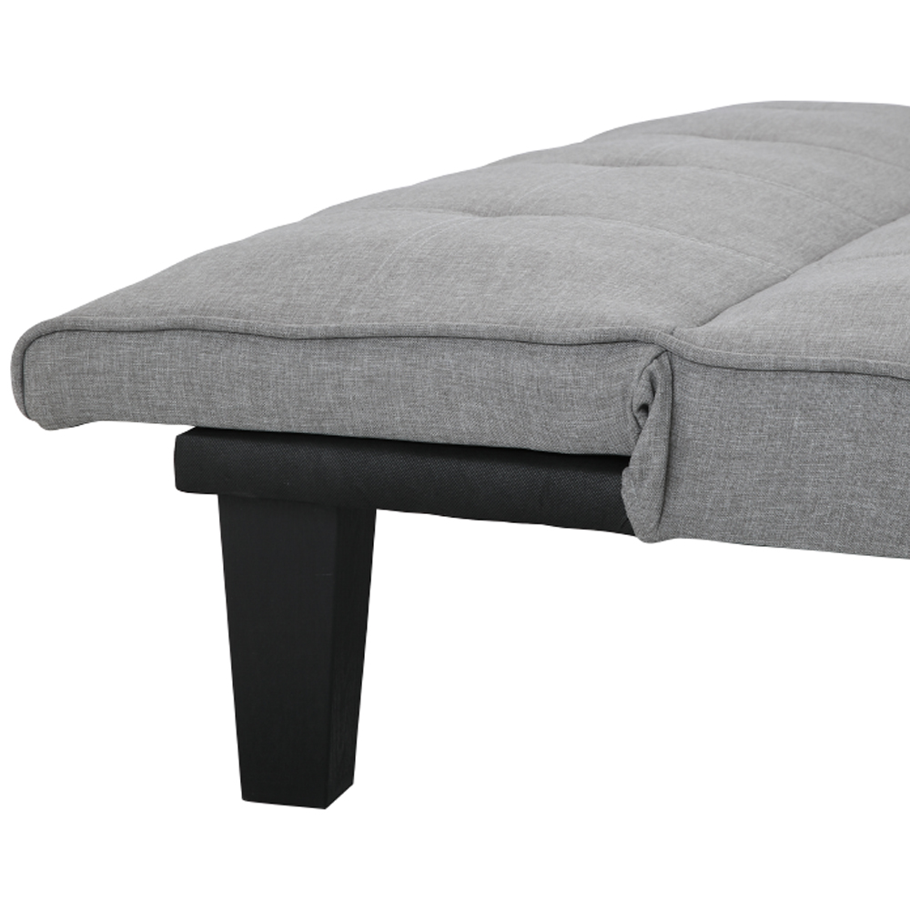 Ghế sofa giường đa năng DAY DREAM khung gỗ, đệm bọc vải cao cấp màu XÁM NHẠT, tựa lưng ngả 3 cấp độ | Index Living Mall - Phân phối độc quyền tại Việt Nam