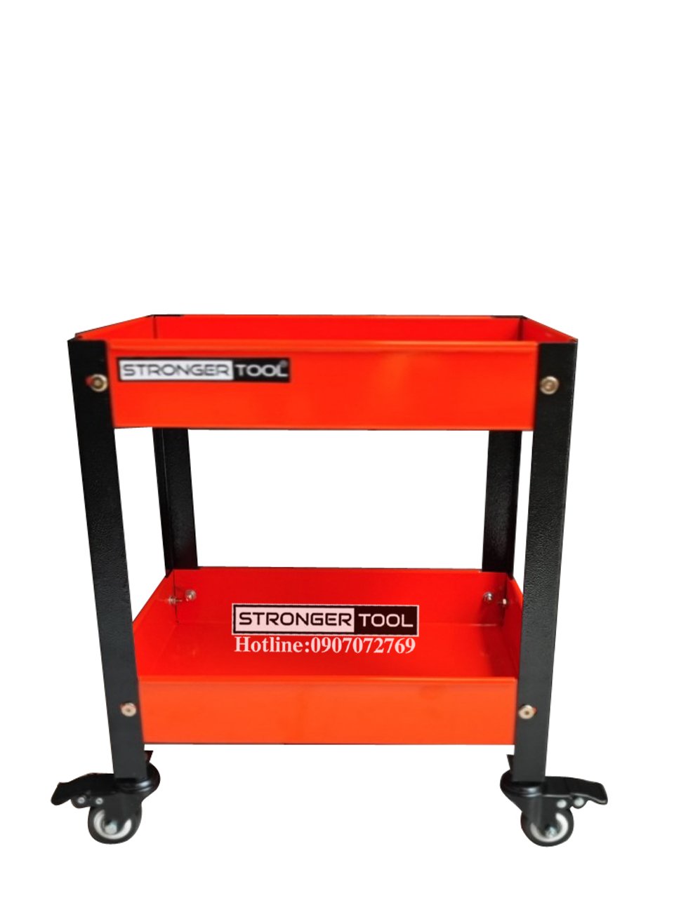Xe đẩy dụng cụ 2 tầng thép sơn tĩnh điện Stronger Tool