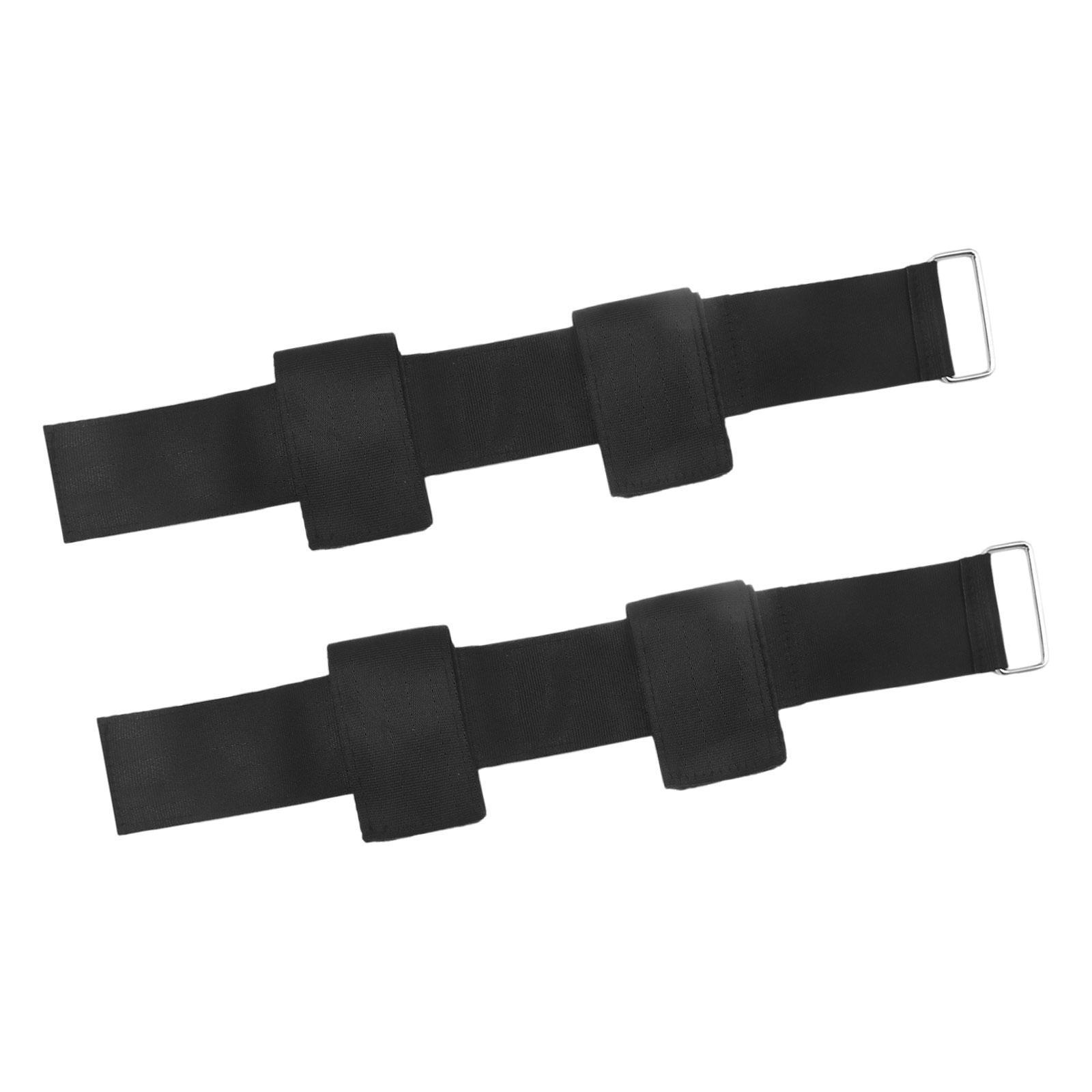 2Pcs Dumbbell Foot Straps Adjustable Tibialis Trainer Strap Leg Extensions