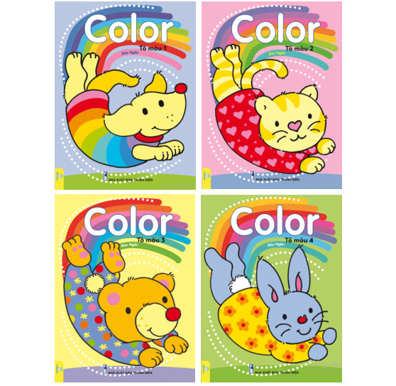 Sách - Bộ 4 cuốn Color - Tô Màu - ndbooks