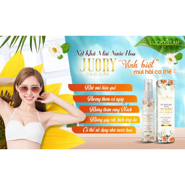 Xịt Khử Mùi Nước Hoa Juory Lucky Star - 30ml