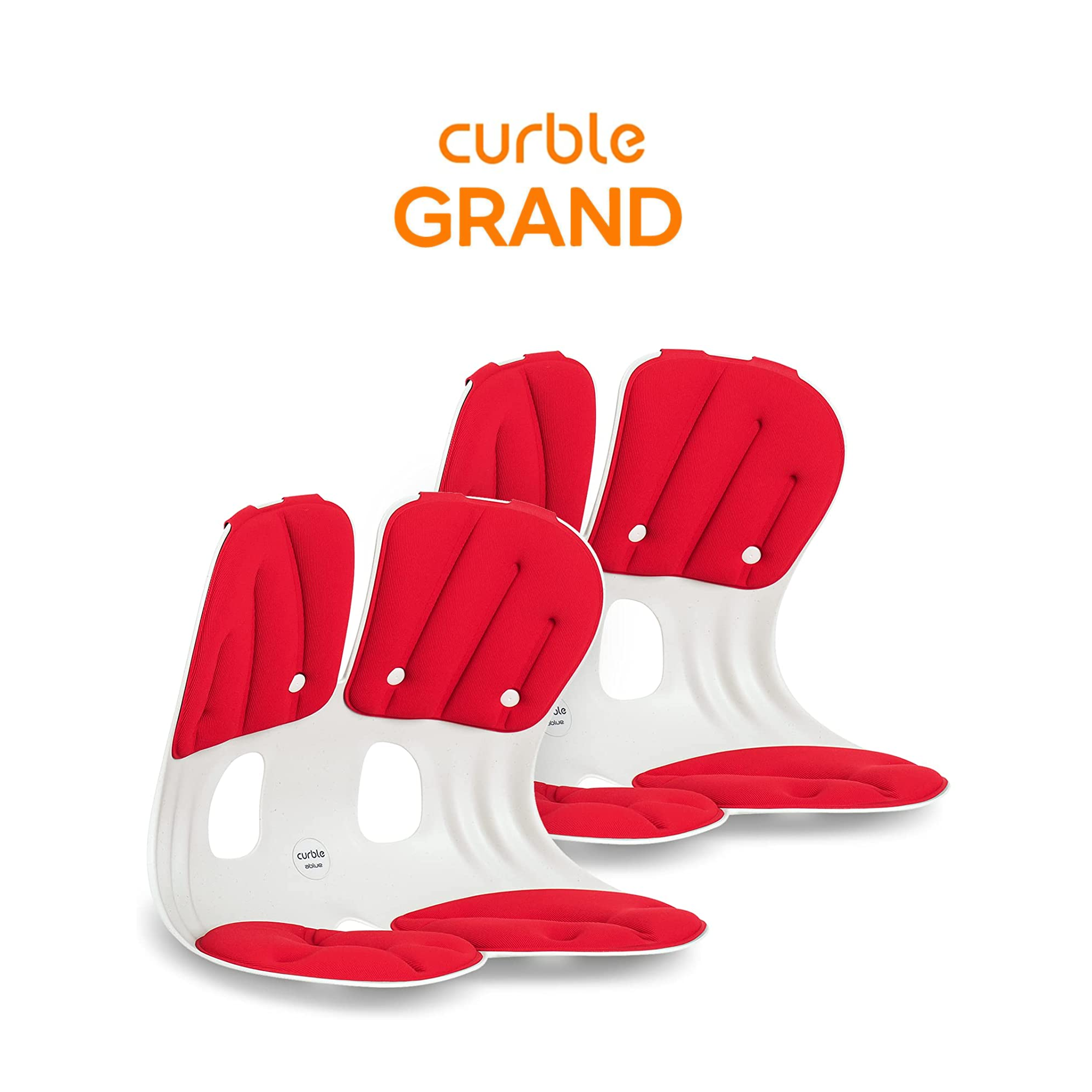 [Hàng chính hãng Curble Ablue] Combo 2 Ghế chỉnh dáng ngồi đúng, chống gù Curble Grand - Premium Model. Phù hợp mọi đối tượng cân nặng từ 65kg (Nam, Nữ) - Made in Korea. 3 màu tuỳ chọn