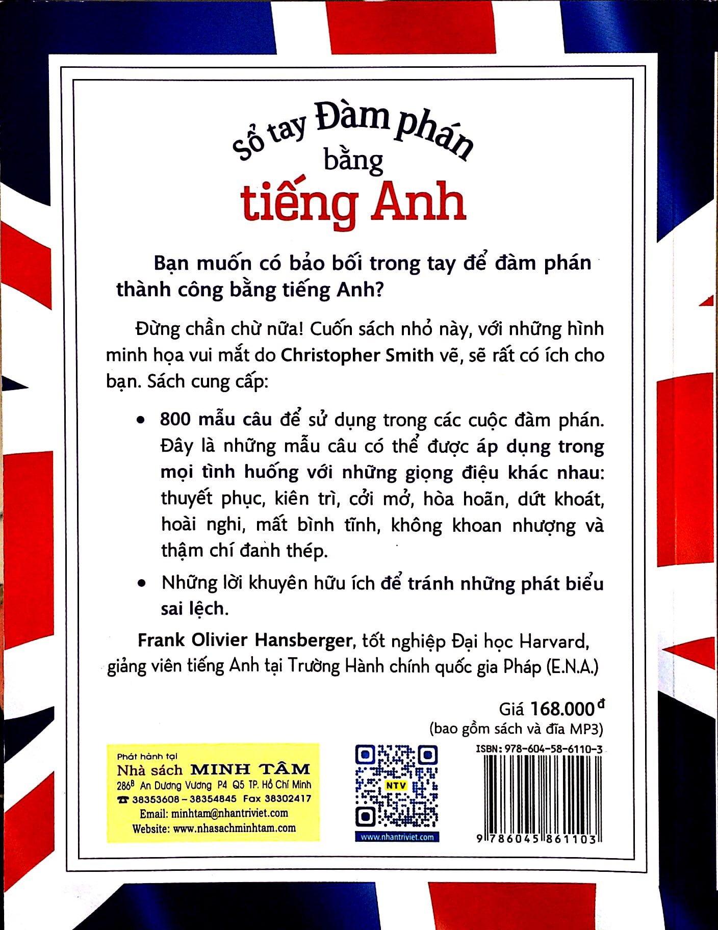 Sách Sổ Tay Đàm Phán Bằng Tiếng Anh (Kèm CD)