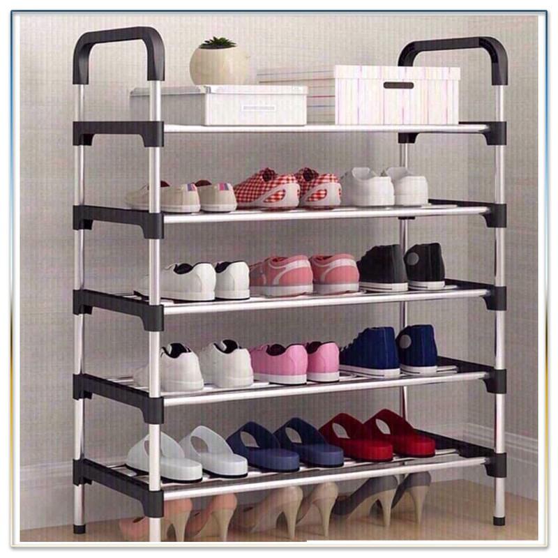 Kệ Giày 5 Tầng Inox Đa Năng
