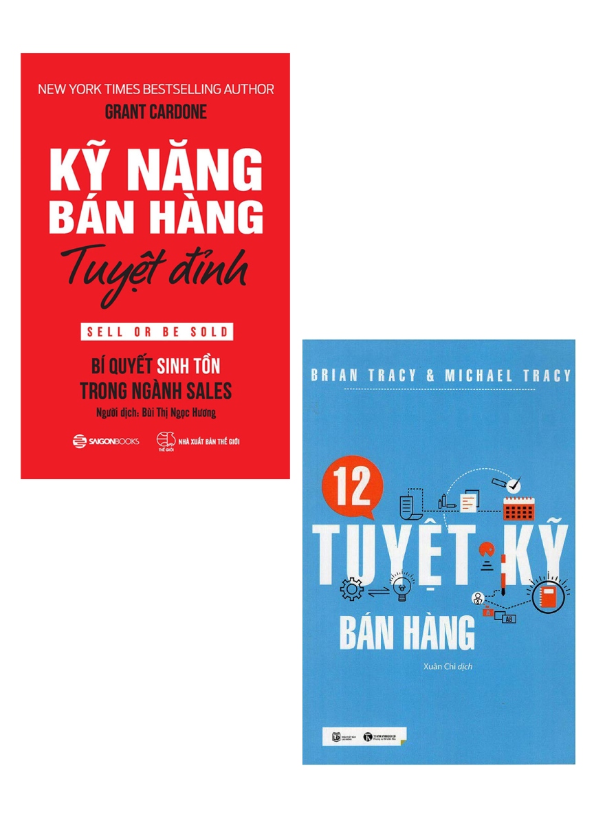 Combo Kỹ Năng Bán Hàng Tuyệt Đỉnh + 12 Tuyệt Kỹ Bán Hàng  _SGB