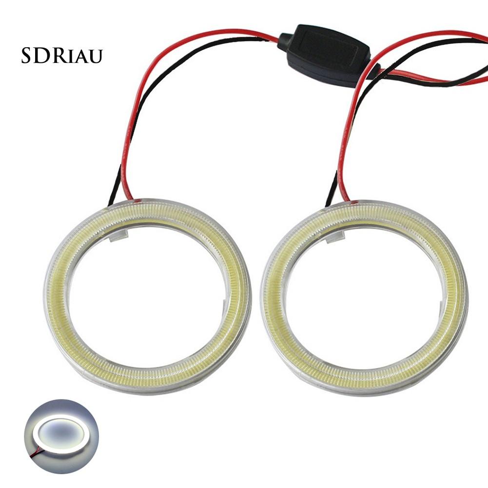 Set 2 đèn tròn 9-14V COB LED tiện dụng cho xe hơi