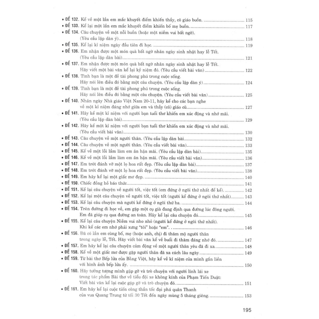Sách - 199 Đề Và Bài Văn Hay Lớp 8