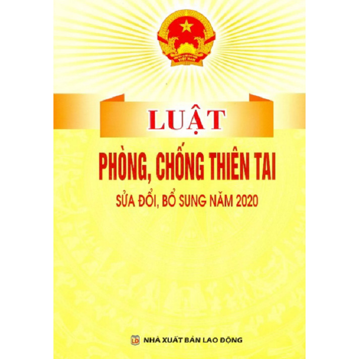Sách Luật Phòng Chống Thiên Tai Sửa Đổi Bổ Sung Năm 2020