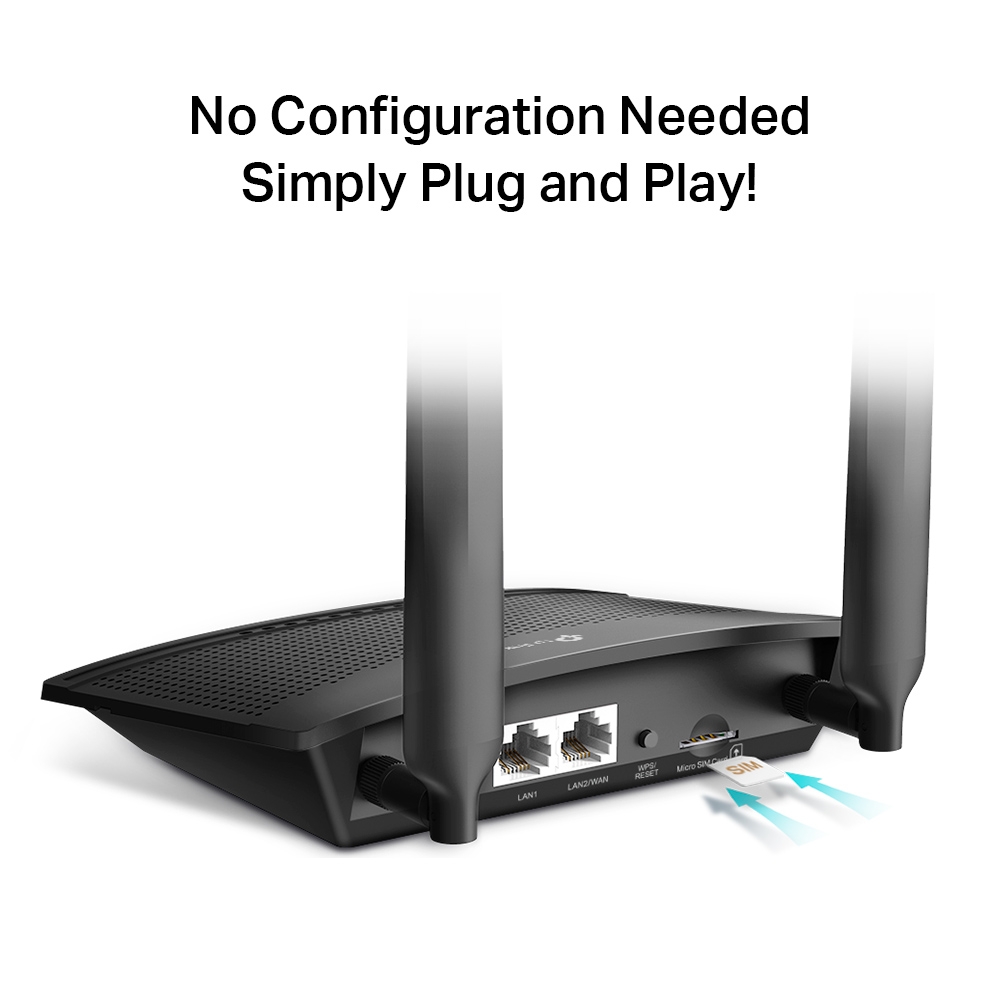 Router WiFi Bằng Sim 4G LTE Chuẩn N Tốc Độ 300 Mbps - Hàng Chính Hãng