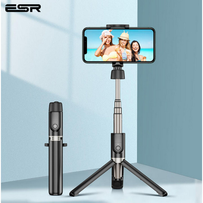 Gậy chụp hình ESR remote tripod selfie stick (tặng kèm 2 pin remote) - Hàng chính hãng