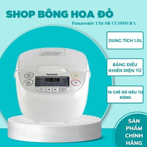 Nồi cơm điện tử Panasonic 1.8 lít SR-CL188WRA - Hàng chính hãng