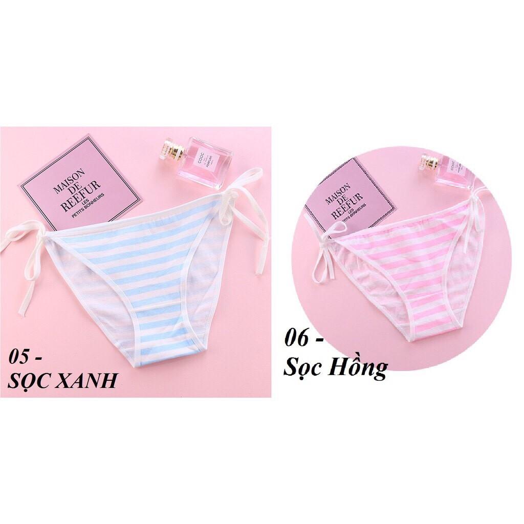 -Quần Lót Cotton Cột Dây