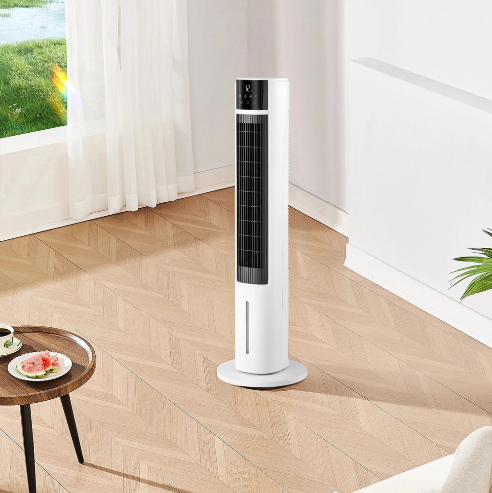 (MODEL NEW 2026) Máy Làm Mát Lọc Khí Ion Âm Haatz HydroIon Breeze Cooler HBC350 Quạt Tháp Haatz Điều Khiển Từ Xa - Hàng Chính Hãng