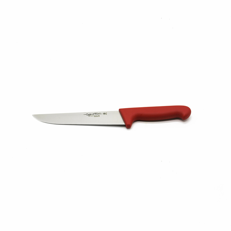 Dao Thái Thịt Cutlery-Pro Lưỡi Thẳng Cán Đỏ 203Mm