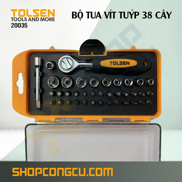 Bộ tua vít tuýp 38 cây Tolsen 20035