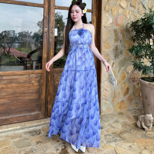 Đầm maxi Ruzimay Style Dáng dài xòe R0500