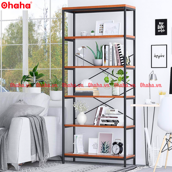 KỆ TRANG TRÍ PHÒNG KHÁCH THIẾT KẾ SANG TRỌNG OHAHA - KTT021