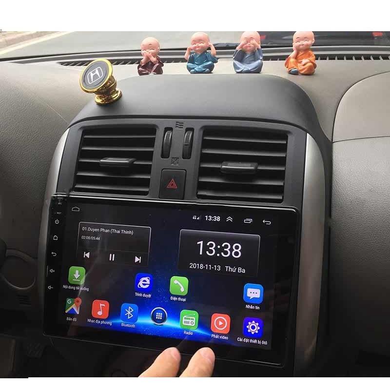 Mặt dưỡng kèm dây nguồn lắp màn hình android cho xe NISSAN SUNNY