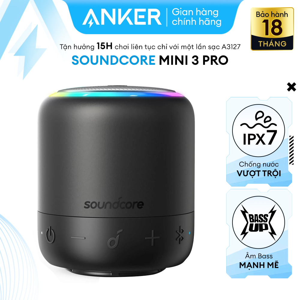 Loa Bluetooth ANKER SOUNDCORE Mini 3 Pro - A3127