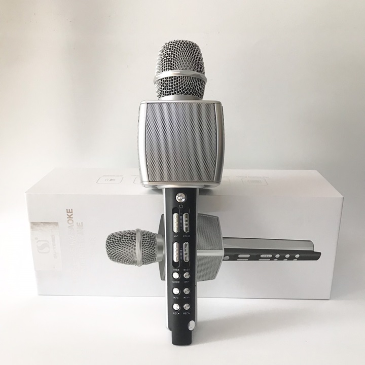 Micro Karaoke Bluetooth SU-YOSD YS-92 màu Bạc - Hàng nhập khẩu