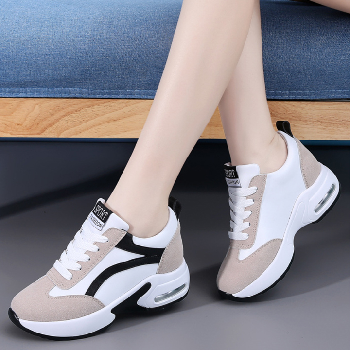 Giày sneakers 7cm da lộn PS399-1222