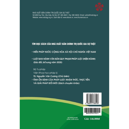 Lý luận, thực tiễn về các mô hình pháp điển hóa điển hình trên thế giới và những kiến nghị đối với Việt Nam (Sách chuyên khảo) (Xuất bản lần thứ hai có sửa chữa, bổ sung)