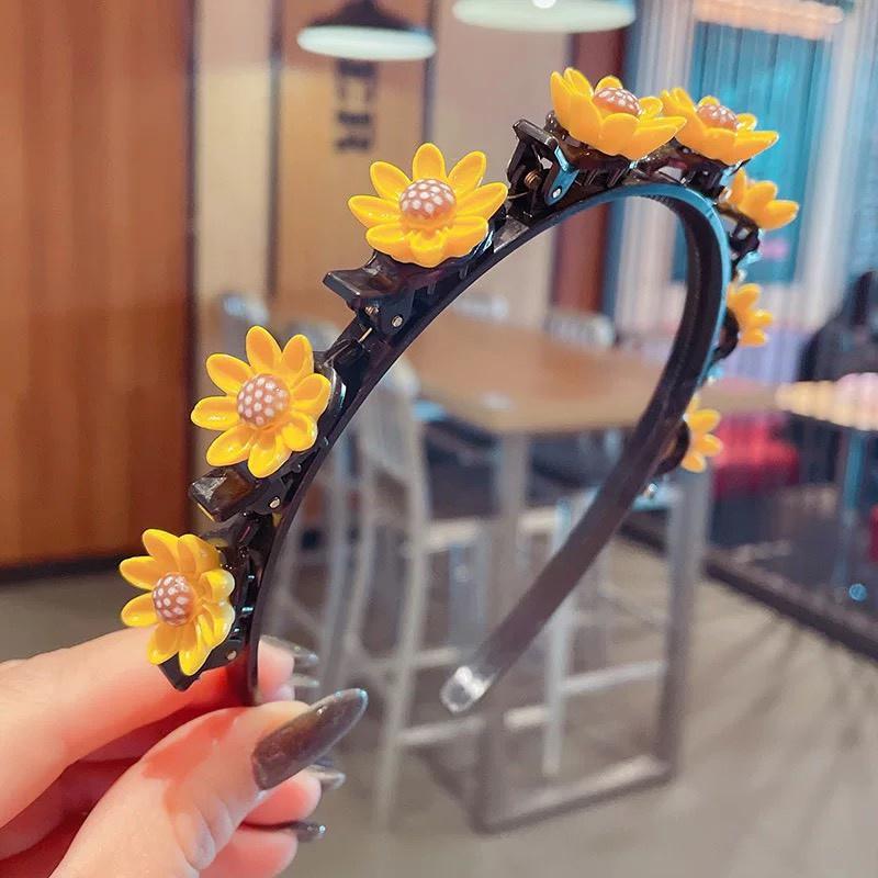 Bờm Kẹp Tóc Hàn Quốc Cho Bé Gái Có Đính Hoa Quả Siêu Cute Hot Nhất 2021