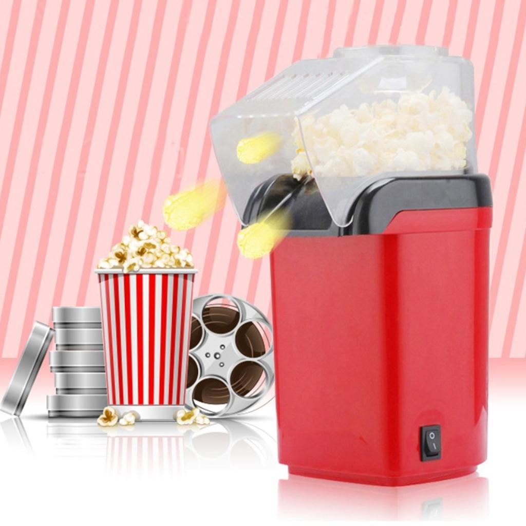 1200W Electric Corn Popcorn Maker Automatic Mini Air Popcorn Making EU Plug