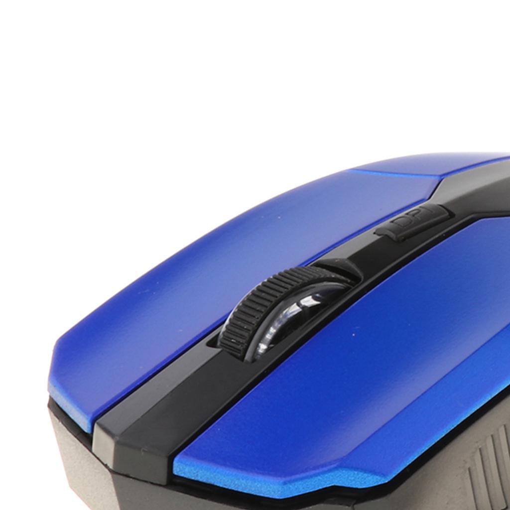 Ergonomic Bluetooth 4.0  Optical Mouse 2.4G for Desktop Laptop-Black