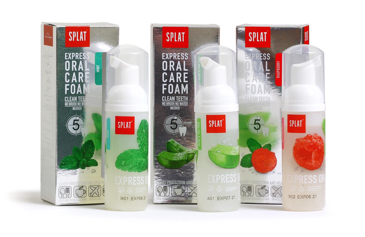 SPLAT ORAL CARE FOAM – Aloe Vera And Tea Tree (Bọt súc miệng hương lô hội và trà) (50ml)