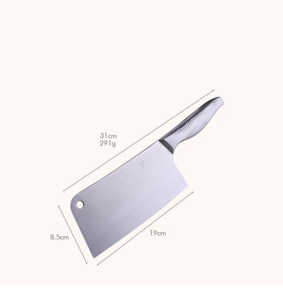 Dao chặt thịt Inox - 31x8.5cm 291g