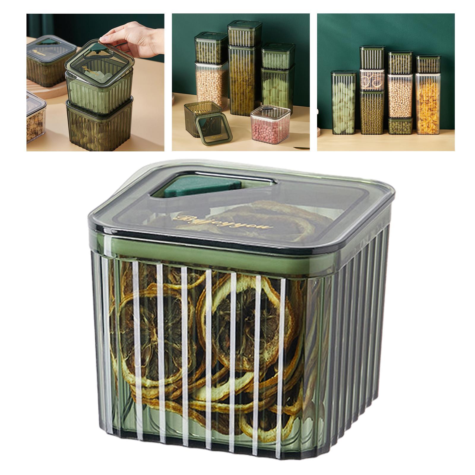 Airtight Food Storage Containers Pantry Organizer Box for Cabinet Baking Supplies