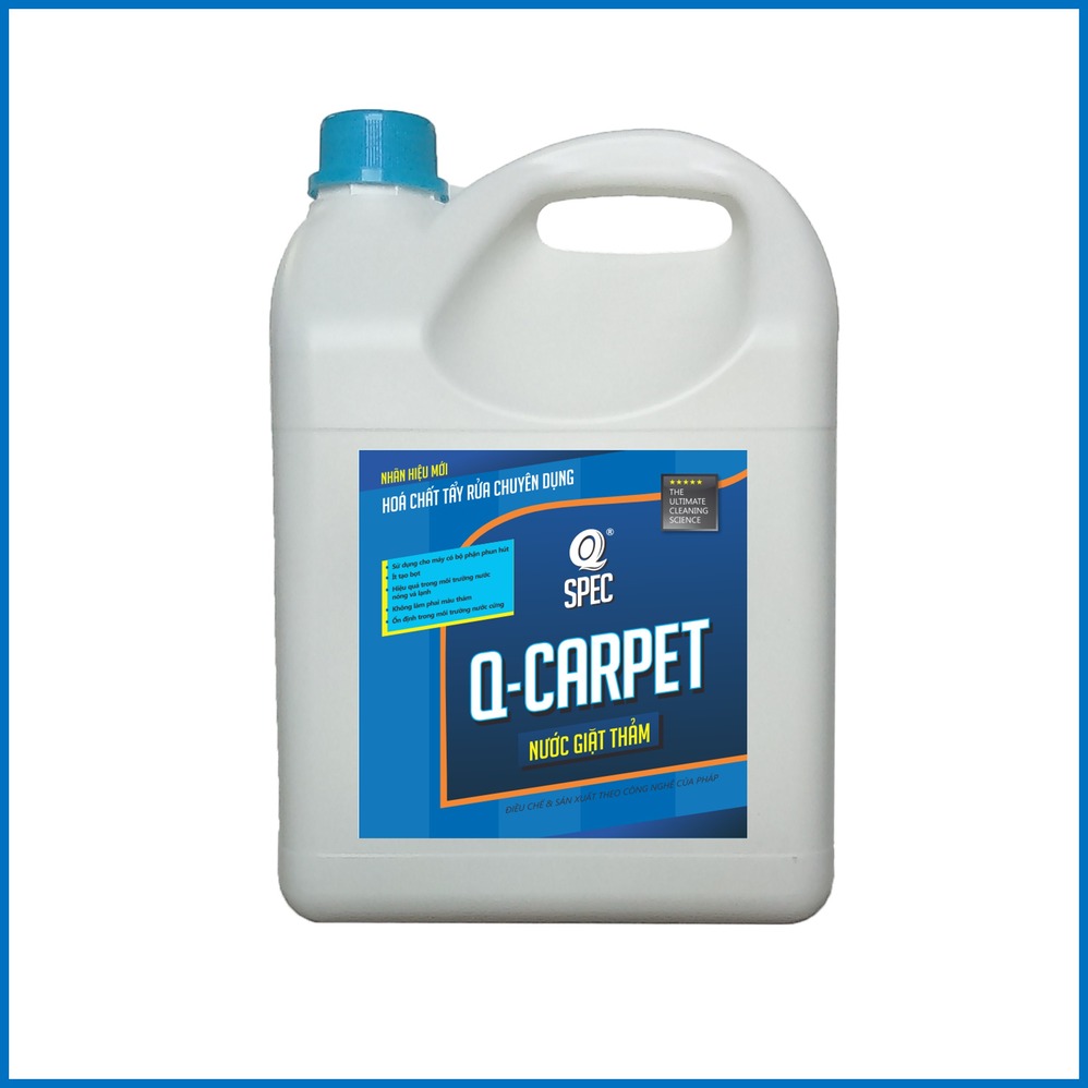 Nước Vệ Sinh Thảm AVCOChem - Q-CARPET - Siêu Sạch Siêu Tiết Kiệm - can 4 lít - Hàng Chính Hãng