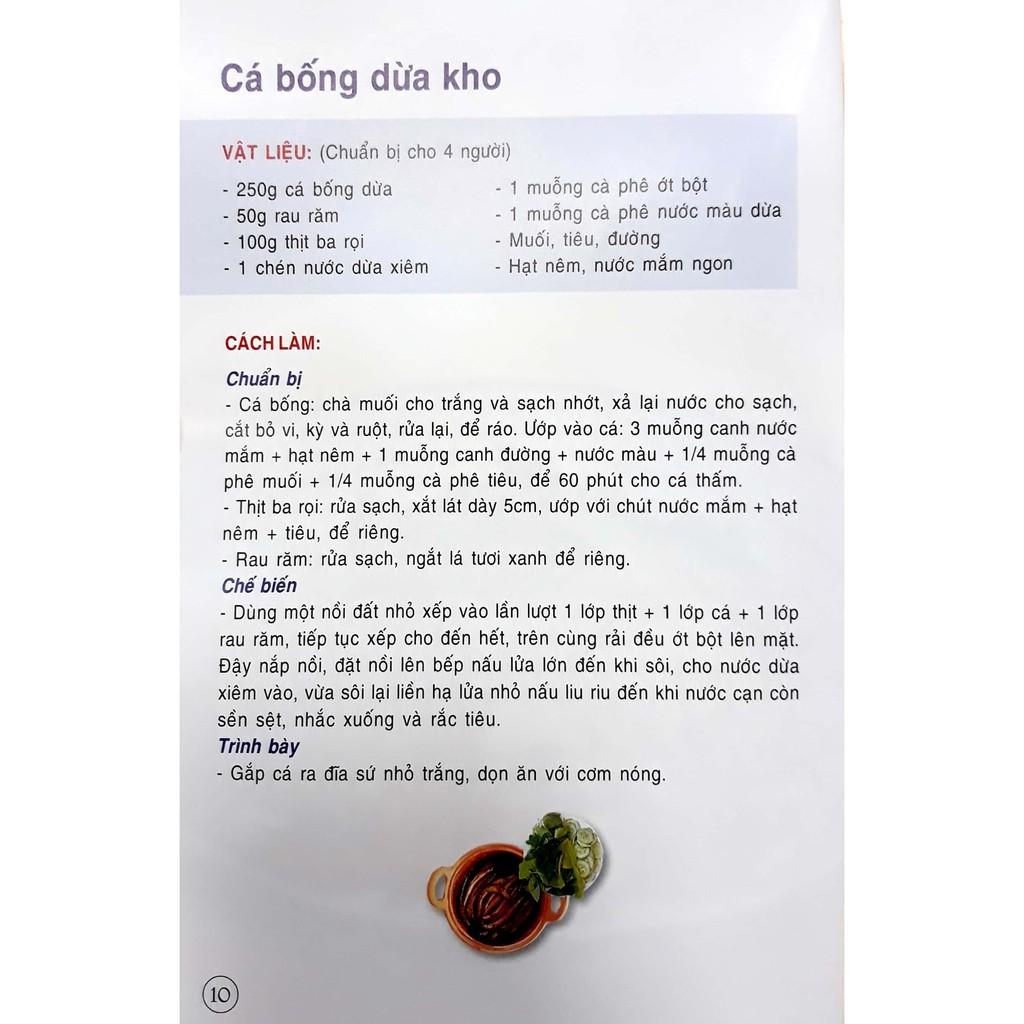 Sách - Thực Đơn Cơm Gia Đình 3 Món Miền Trung (Tái Bản) (Đỗ Kim Trung)