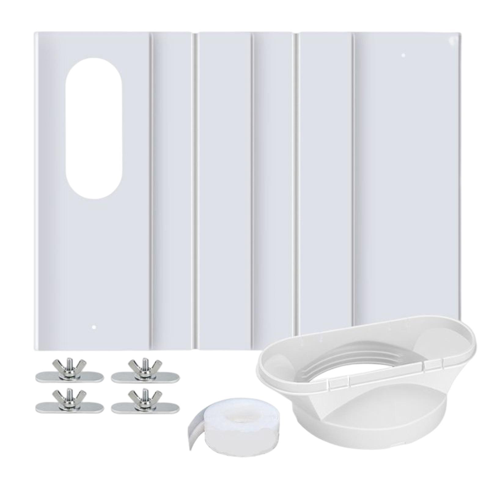Portable Air Conditioner Window Kit Adjustable Sliding for Exhaust Hose