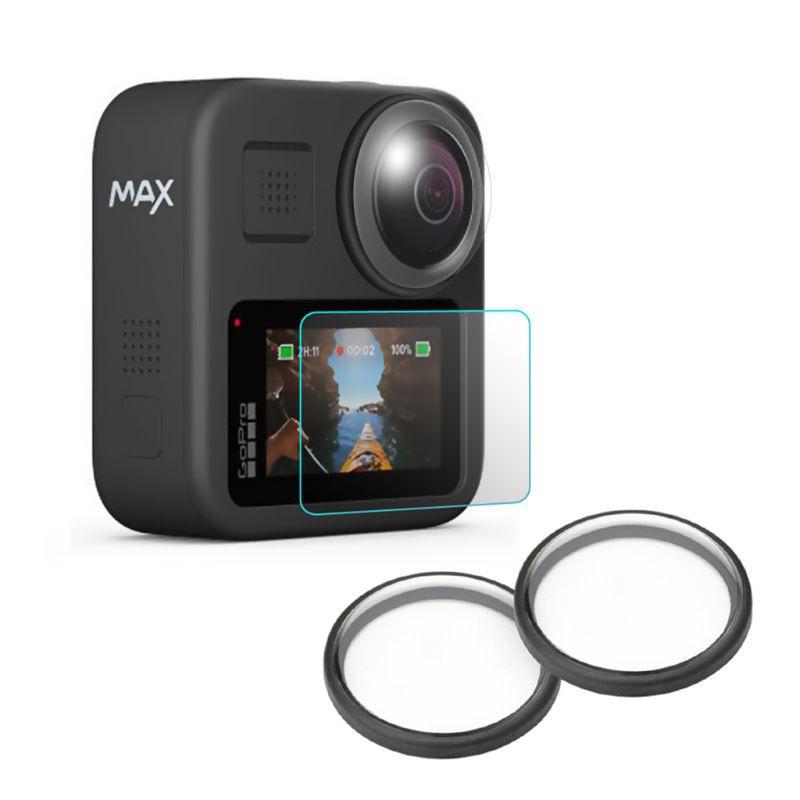 1 Bộ Kính Cường Lực Bảo Vệ Ống Kính Máy Ảnh Gopro Max