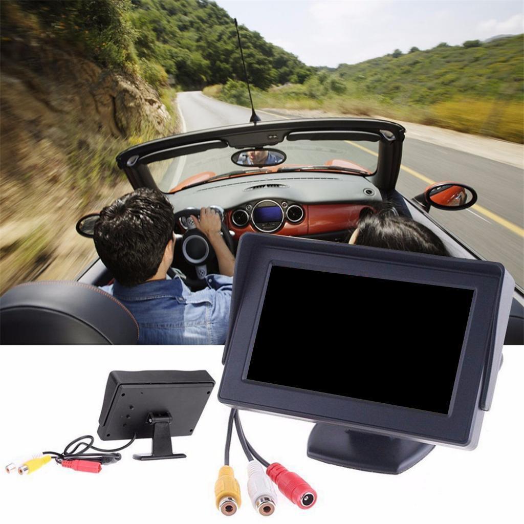 Rearview Mirror Video Vehicle Camera 4.3" LCD Display